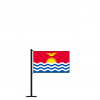 Tischflagge Kiribati