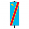 Banner-Fahne Demokratische Republik Kongo
