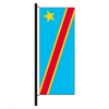 Demokratische Hisshochflagge Republik Kongo