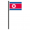 Hissflagge Nordkorea