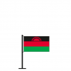 Tischflagge Malawi