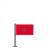 Tischflagge Marokko