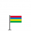 Tischflagge Mauritius