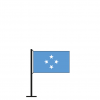 Tischflagge Mikronesien