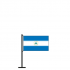 Tischflagge Nicaragua