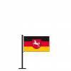 Tischflagge Niedersachsen