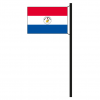 Hissflagge Paraguay Rückseite