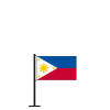 Tischflagge Philippinen