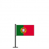 Tischflagge Portugal