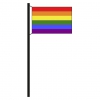 Hissflagge. Motiv: Regenbogenflagge
