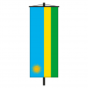 Banner-Fahne Ruanda