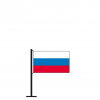 Tischflagge Russland