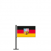 Tischflagge Saarland