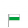 Tischflagge Sachsen
