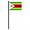 Hissflagge Simbabwe