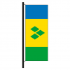 Hisshochflagge St. Vincent und die Grenadinen