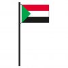 Hissflagge Sudan