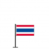 Tischflagge Thailand