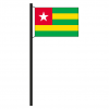 Hissflagge Togo