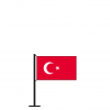 Tischflagge Türkei
