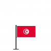 Tischflagge Tunesien