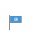 Tischflagge UNO (Vereinte Nationen)