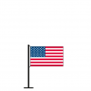 Tischflagge USA (Vereinigte Staaten)