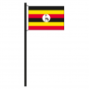 Hissflagge Uganda