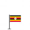 Tischflagge Uganda