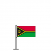 Tischflagge Vanuatu