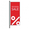 Hisshochflagge mit dem Motiv: Mid Season Sale