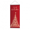 Deko-Banner mit dem Motiv: Leuchtender Weihnachtsbaum
