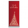 Roll-Up Deluxe 'Neuer Wall' mit dem Motiv: Leuchtender Weihnachtsbaum