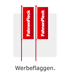 Werbe-Flaggen & -Banner kaufen im Online-Shop von FahnenFleck
